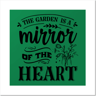 The garden is a mirror Posters and Art